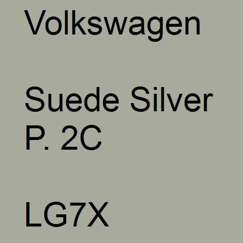 Volkswagen, Suede Silver P. 2C, LG7X.